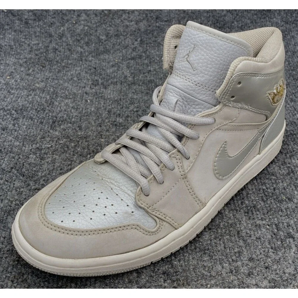 Air Jordan 1 Retro 2001 Neutral Grey Metallic Silver 136065-001 Japan Size 10